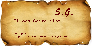Sikora Grizeldisz névjegykártya